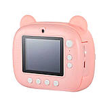 Цифровий фотоапарат дитячий 12МП HD 1080p з моментальною печаткою та термопринтером, фото 7