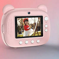 Цифровой фотоаппарат детский 12МП HD 1080p с моментальной печатью и термопринтером