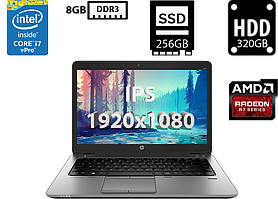 Ноутбук HP EliteBook 840 G2/14"IPS(1920x1080)/Intel Core i7-5600U 2.60GHz/16GB DDR3/SSD+HDD/AMD Radeon R7 M260X (1GB GDDR5)