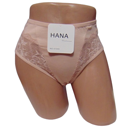 Трусики з мереживом Hana 41049 2XL бежеві