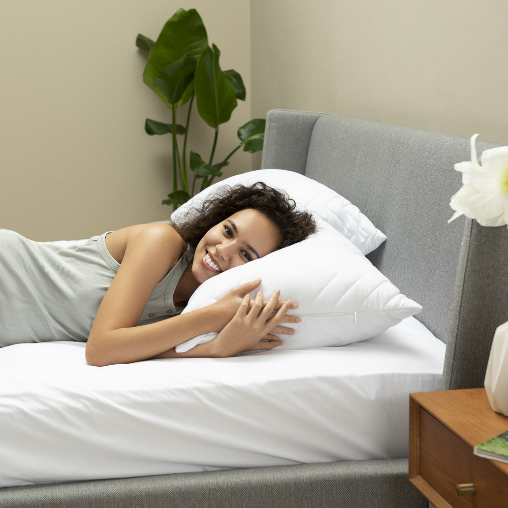 Подушка NORDIC COMFORT+ ТМ IDEIA 50х70 см із блискавкою біла 8-34694*001