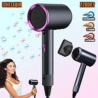 Мощный фен с турбо потоком воздуха для сушки и укладки волос Фен Fashion hair dryer QUICK-Drying hair care