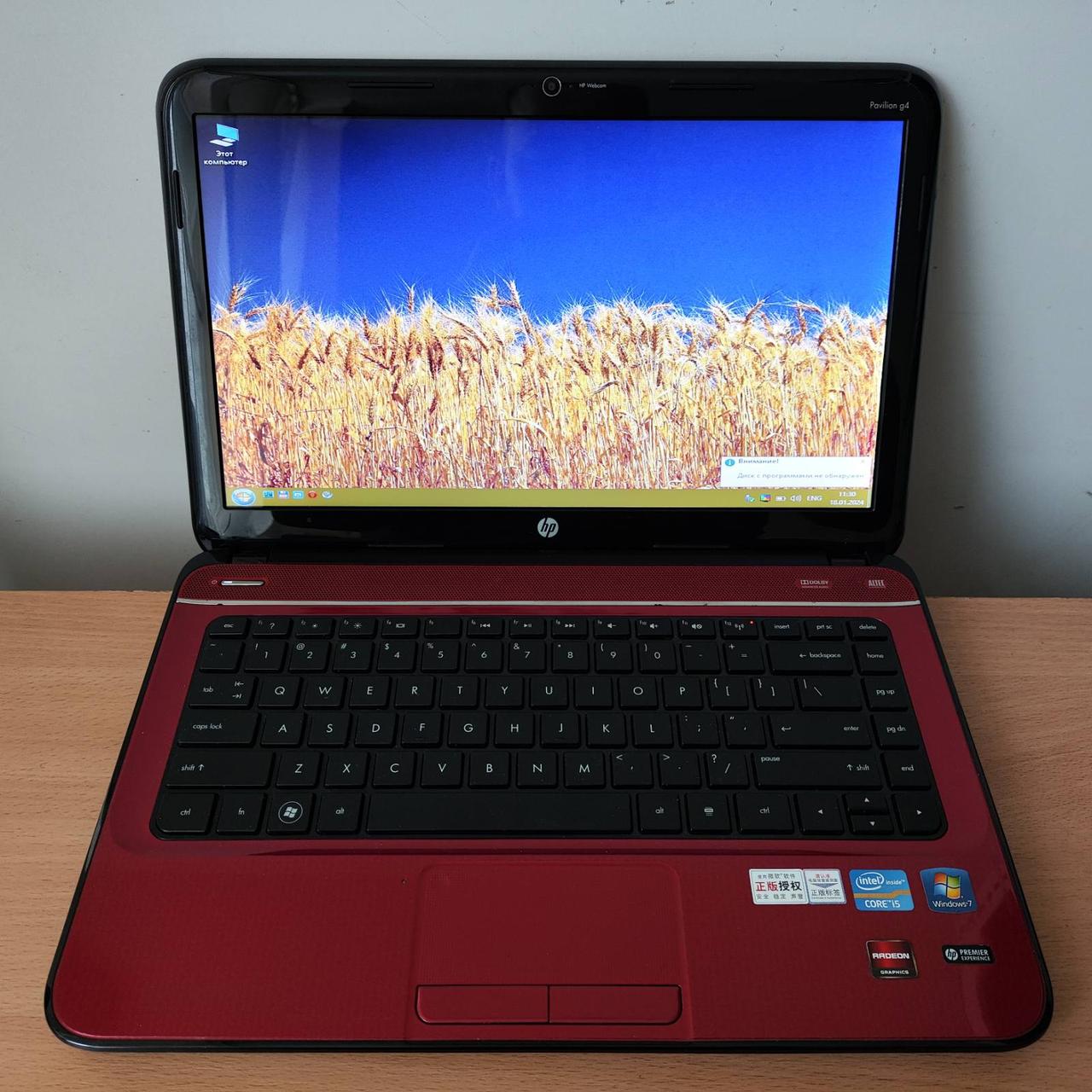 Ноутбук б/в HP Pavilion g4-2308tx 14" i5-3210M/ 4GB/HD 7670 1Gb DDR3 128bit