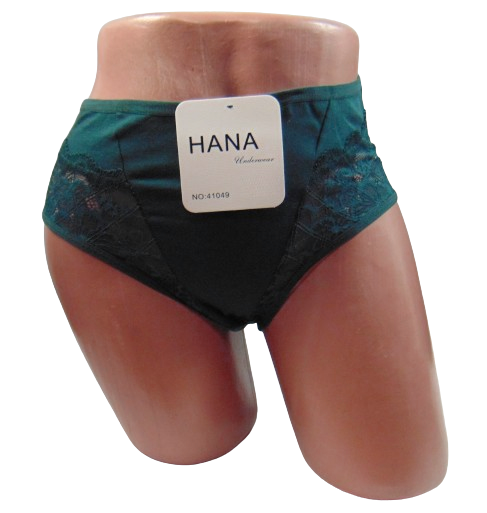Трусики з мереживом Hana 41049 XL зелені