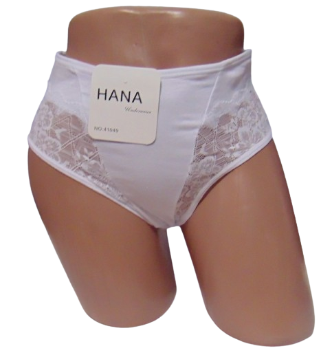 Трусики з мереживом Hana 41049 2XL білі