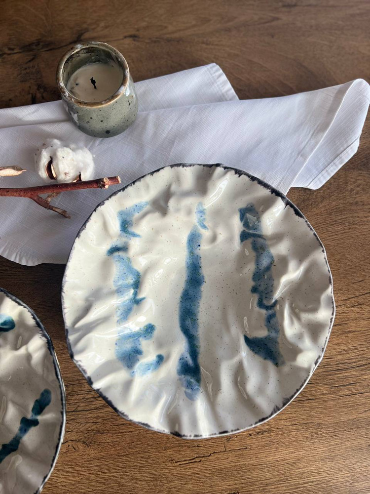 Тарілка глибока «Скеля», «Чорний Лофт exclusive», фото 1