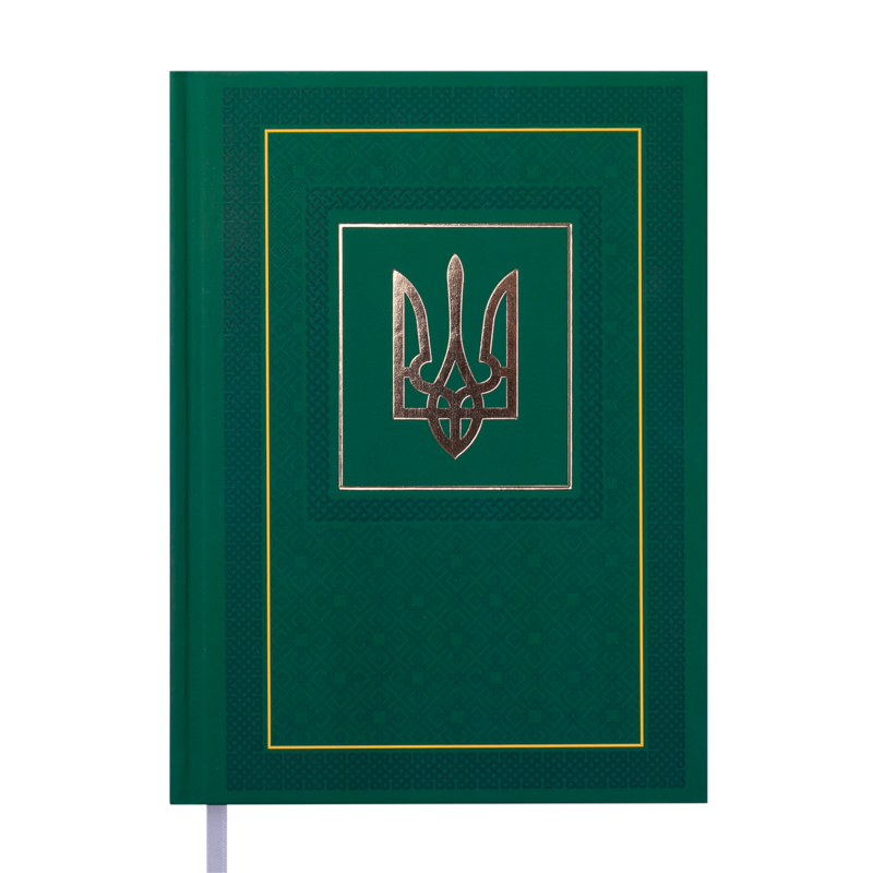 Щоденник недатований Buromax NATION, A5, 288 стор., зелений (BM.2006-04)