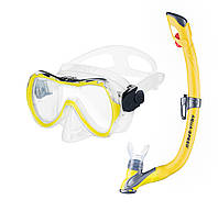 Набір маска і трубка Aqua Speed ENZO + EVO 6071 жовтий Діт OSFM