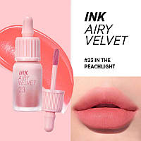 Paripera ink airy velvet 23 in the peachlight