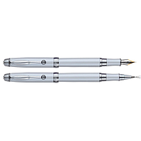 Комплект ручок Regal (переєва та ролер) з перламутровим білим корпусом у подарунковому футлярі (R502407.L.FR)