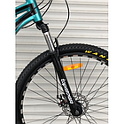 Велосипед гірський алюмінієвий Toprider 680 29" рама 19 обладнання Shimano Синій, фото 3