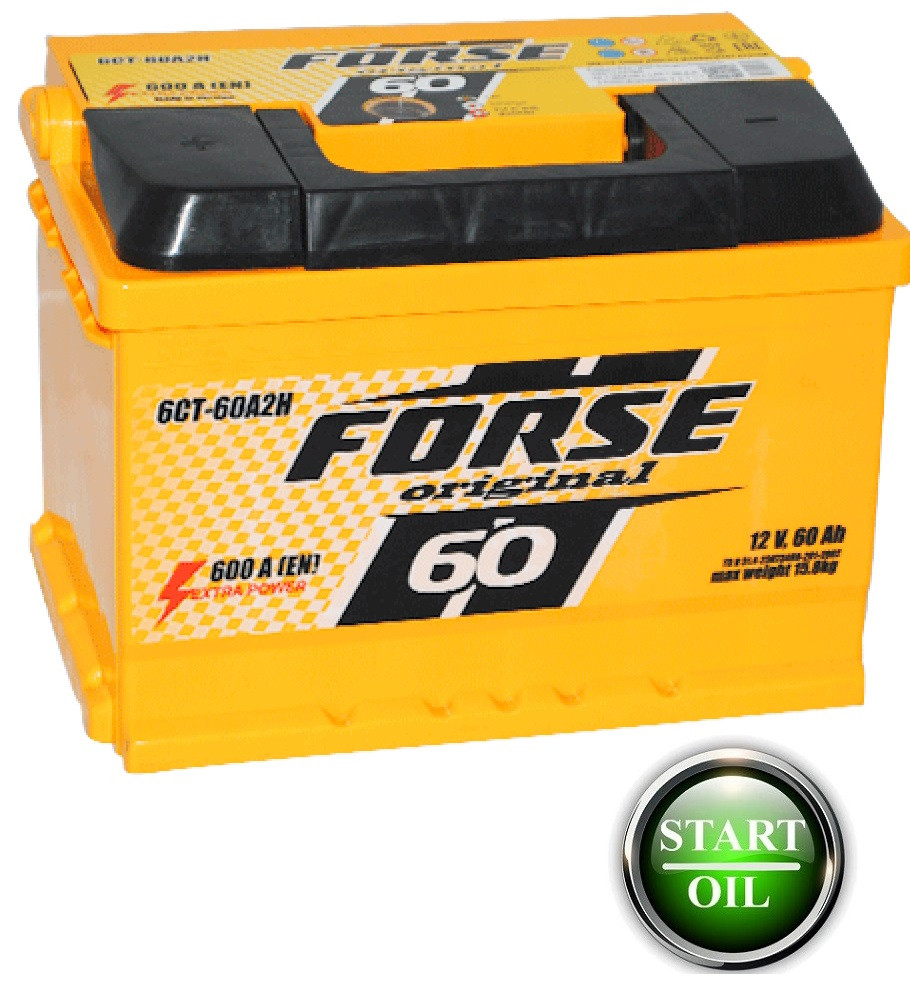 Акумулятор FORSE 60Ah 600A L+