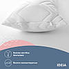 Подушка NORDIC COMFORT+ для відпочинку та сну ТМ IDEIA 40х140 см біла 8-34692*001, фото 5