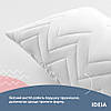 Подушка NORDIC COMFORT+ для відпочинку та сну ТМ IDEIA 40х140 см біла 8-34692*001, фото 8