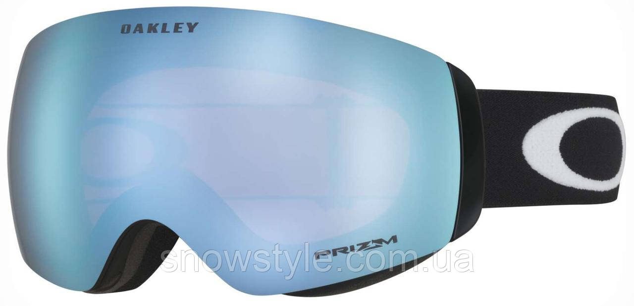 Гірськолижна маска Oakley Flight Deck M (XM) Matte Black 2 Лінзи Prizm Sapphire Iridium / Prizm Rose, фото 1