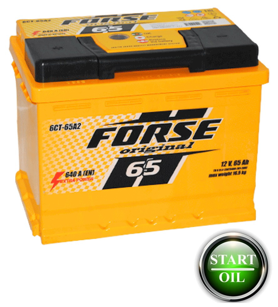 Акумулятор FORSE 65Ah 640A L+