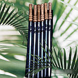 Набір шампурів із нержавіючої сталі з дерев'яними ручками 6шт, фото 4