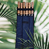 Набір шампурів із нержавіючої сталі з дерев'яними ручками 6шт, фото 2