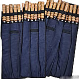 Набір шампурів із нержавіючої сталі з дерев'яними ручками 6шт, фото 10