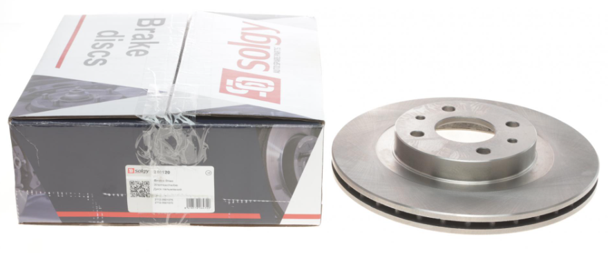 Гальмівний диск R14 ВАЗ 2110, 2111, 2112, Пріора, Калина, Гранта (2112-3501070) Solgy 208120, фото 1