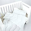 Ковдра дитяча в ліжечко Comfort ТM PAPAELLA 100х135 см зиґзаґ білий 8-8723*005, фото 11