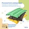 Подушка-трансформер для подорожей ТМ IDEIA 40х60х10 см жовтий 8-31814*002, фото 6