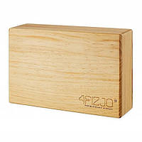 Блок для йоги 4FIZJO 4FJ0513 деревянный 22 x 14.5 x 7.2 см , World-of-Toys