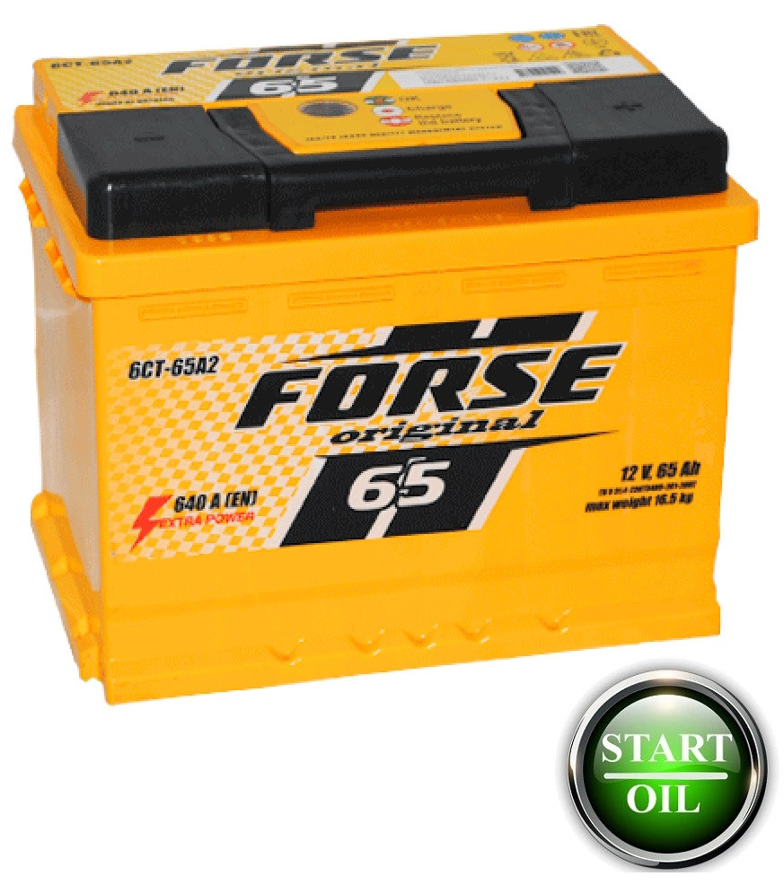 Аккумулятор FORSE 65Ah 640A R+