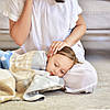 Плед детячий бавовна BABY ТM PAPAELLA 90х120 см киця блакитний 8-29918*015, фото 9