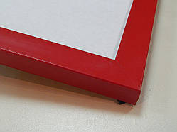 Рамка пластикова 13х18. Червоний. Профіль 22 мм.Для фото, картин, вишивок, плакатів