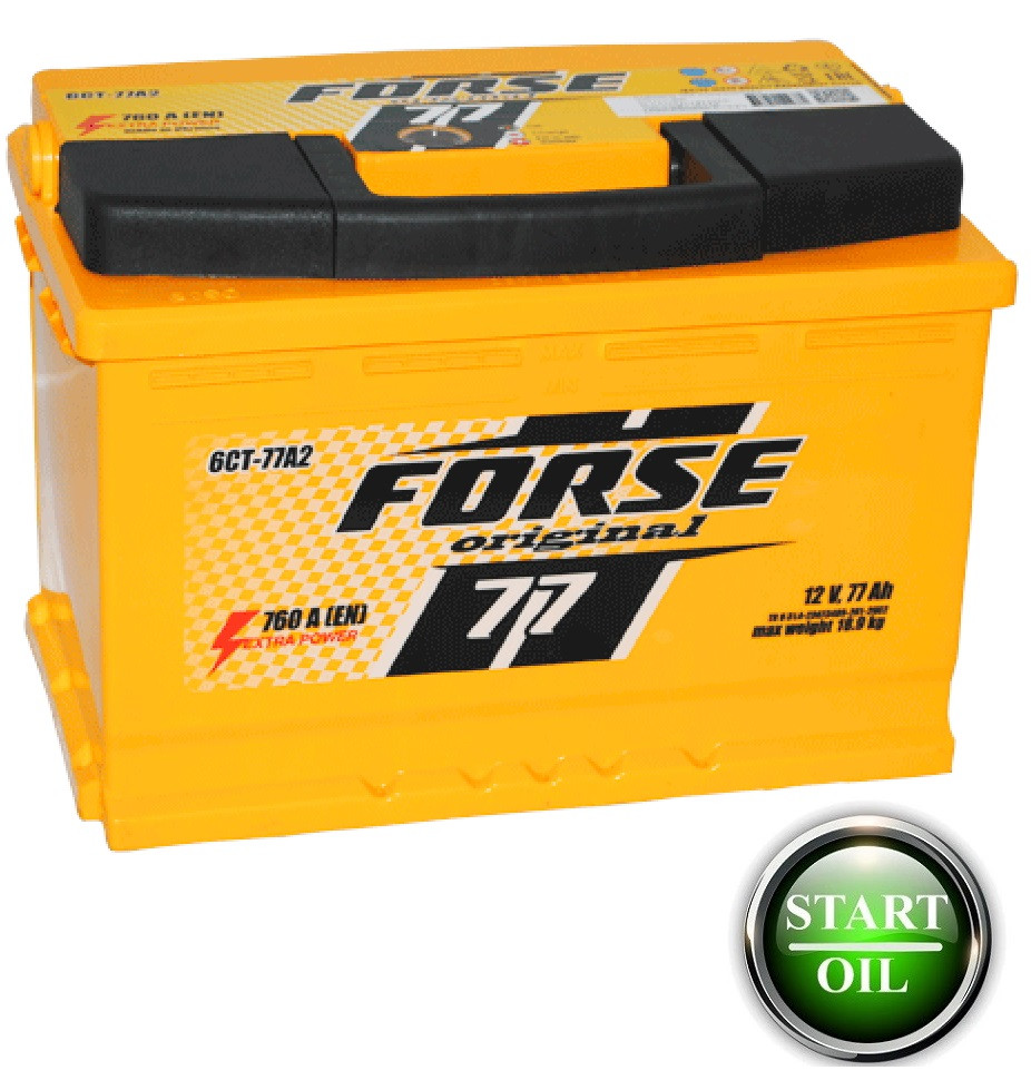 Акумулятор FORSE 77Ah 760A R+