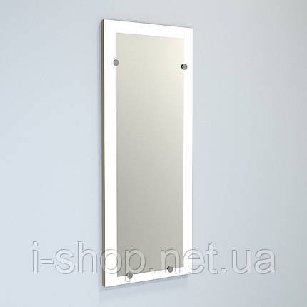 Дзеркало ПЗ-2 (400x22x950) Білий/Дуб Сонома Гамма стиль, фото 1