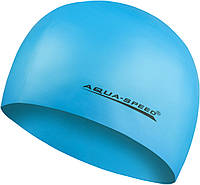 Шапка для плавання Aqua Speed MEGA 100-30 світло-блакитний Уні OSFM