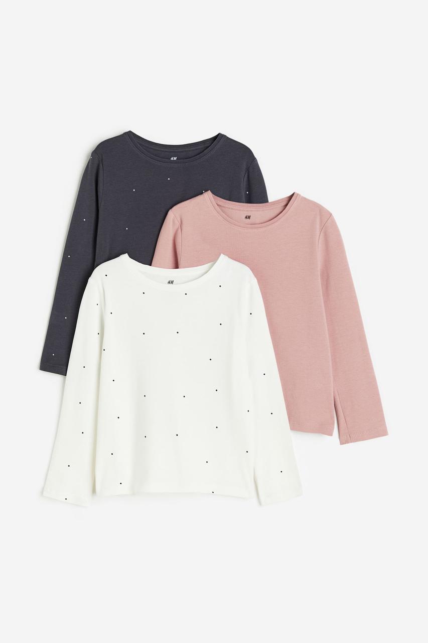 Реглан  в горох  H&M 134/140см