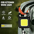 Міні ліхтарик брелок COB Rechargeable Keychain light з відкривалкою та магнітом світильник акумуляторний, фото 7