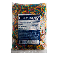 Резинки для денег Buromax JOBMAX ассорти 1000г (BM.5517)