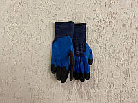 Садовые перчатки защитные прорезиненные полиуретановые пальцы PD-23