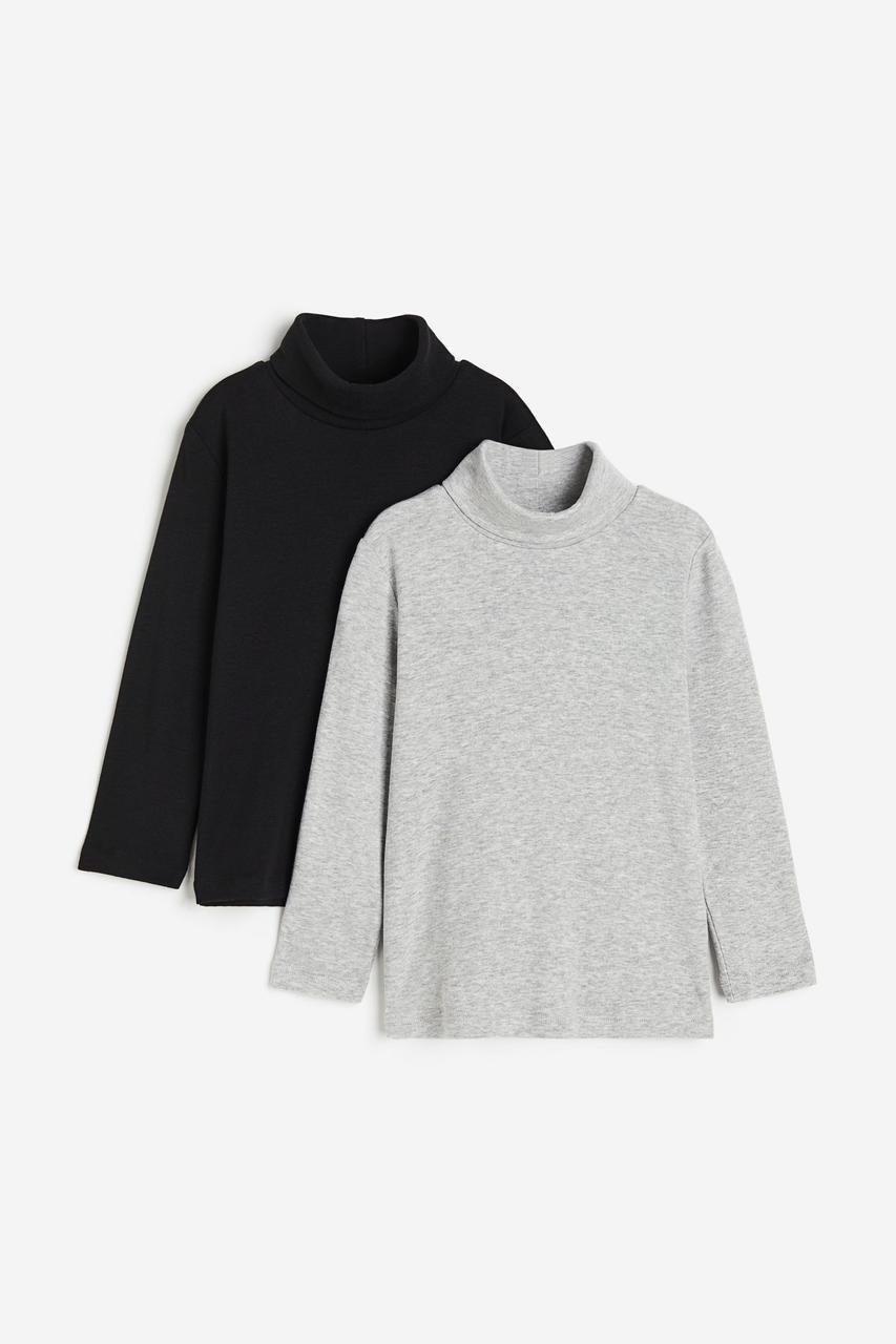 Гольф дитячий чорний сірий H&M 110/116, 122/128см, фото 1