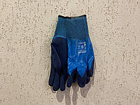 Садовые перчатки защитные прорезиненные со вспененным латексом PD-2