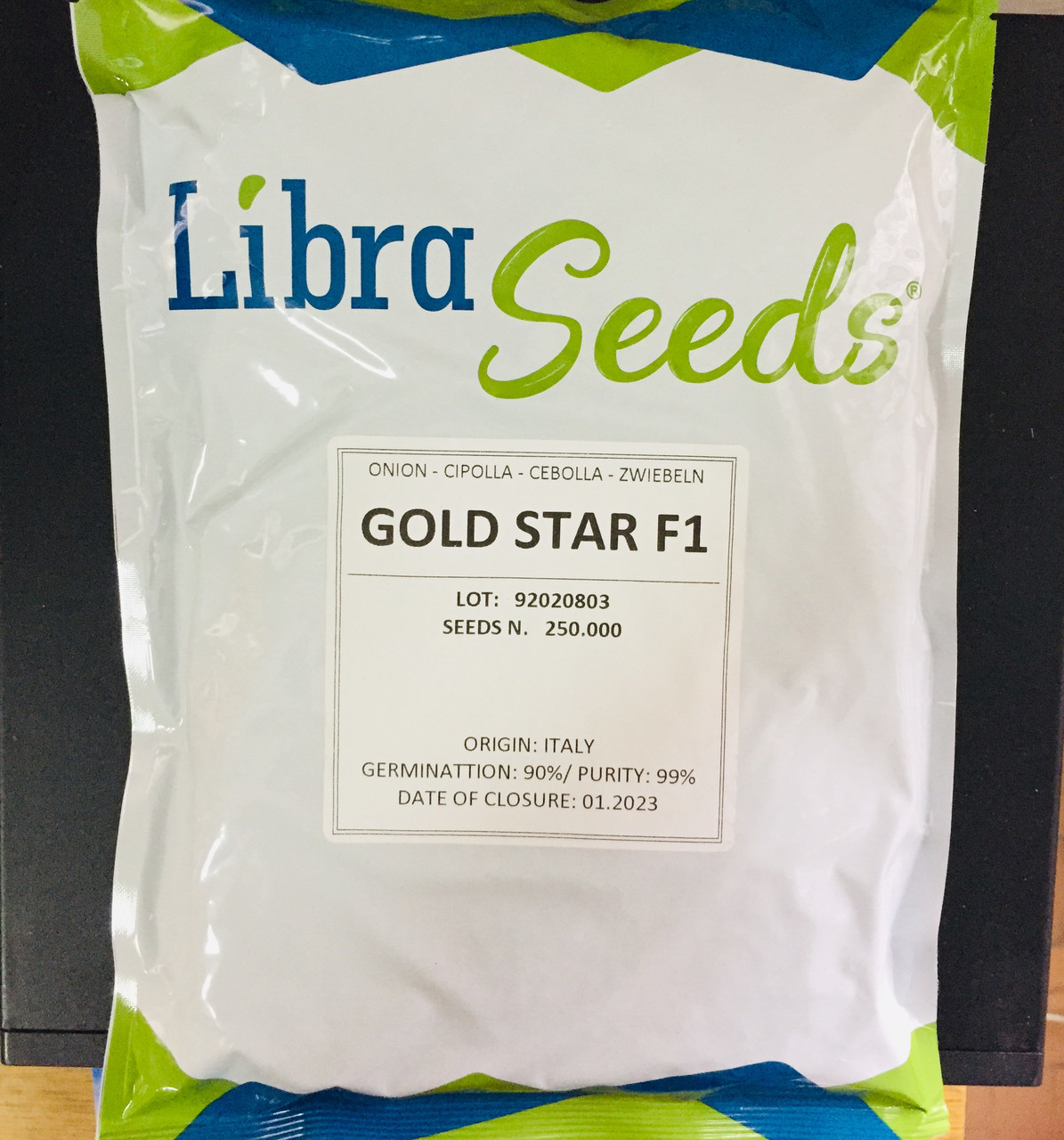 Голд Стар F1   250.000 насінин   цибуля ріпчаста  "Libra Seeds"