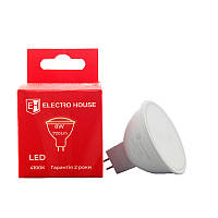Светодиодная лампа ElectroHouse GU5.3 8 Вт 4100К (EH-LMP-8MR16)