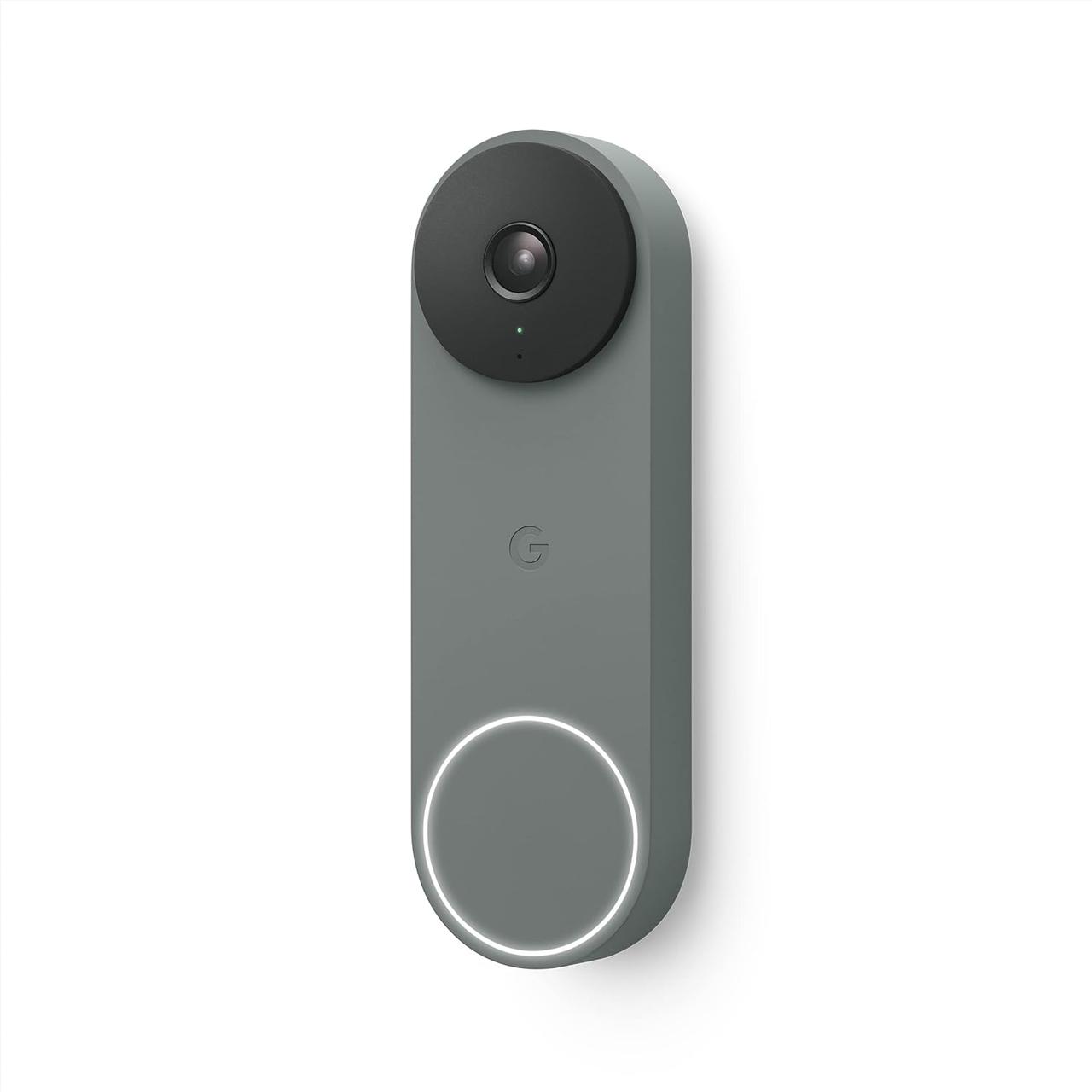 Розумний домофон Google Nest Doorbell 2nd Gen (дротовий) Ivy, фото 1