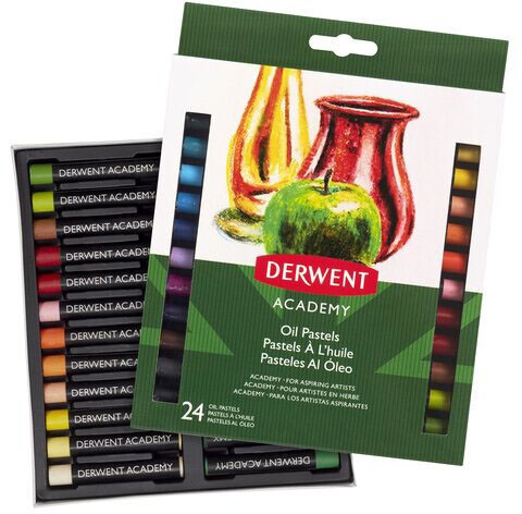 Набір оливної пастелі Derwent AcademyTM Oil Pastel set 24 шт (2301953)