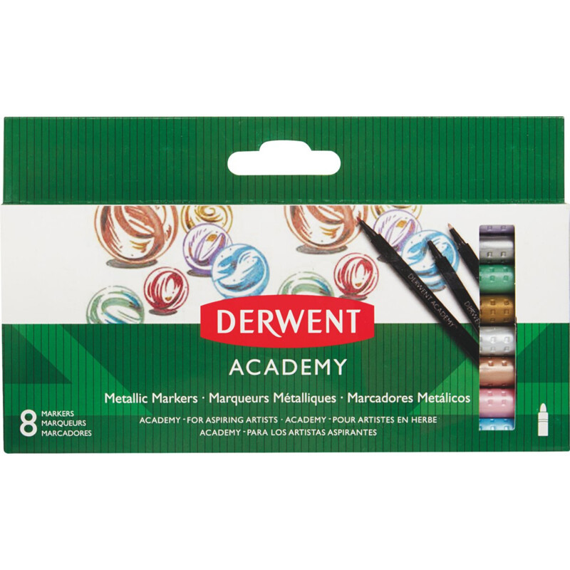 Набір металевих маркерів Derwent AcademyTM Metallic Markers (98212)