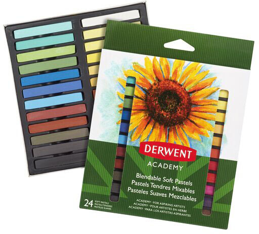Набір сухої пастелі Derwent AcademyTM Soft Pastels 24 шт (98216)