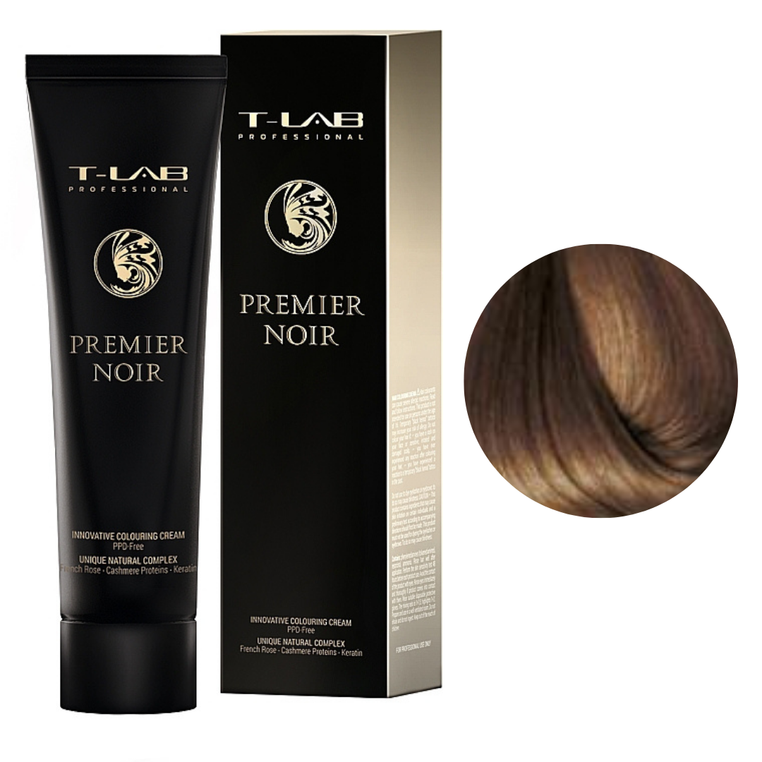 Крем-фарба для волосся T-Lab Premier Noir Colouring Cream №4.15 Ash Mahogany Brown 100 мл, фото 1