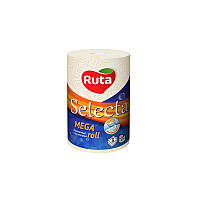 Полотенца целлюлозные "Selecta Mega roll", 1 рул., на гильзе, 3-х сл., белый RUTA (rt.45643)