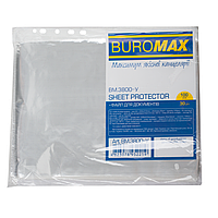 Файл для документов Buromax, JOBMAX, А4+, 30 мкм, 100 шт. в упаковке (BM.3800-y)