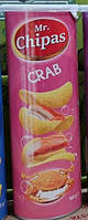 Чипси Mr. Chipas Crab 160 г.