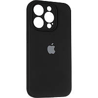 Чохол Fiji Silicone Case Full Camera для Apple iPhone 15 Pro бампер накладка із захистом камери Black